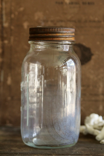 ヴィンテージガラスジャー イギリス キルナー KILNER JAR 【Antiques