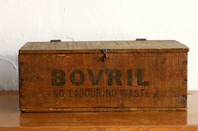 アンティークウッドボックス イギリス Bovril 【Antiques Truffle 京都