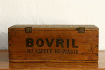 アンティークウッドボックス イギリス Bovril 【Antiques Truffle 京都