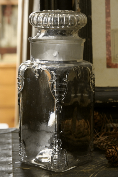 フランス シルバーガラスボトル アール・ヌーボー シルバー950 純銀
