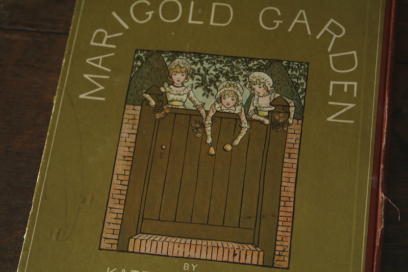 ケイト・グリーナウェイのマリーゴールドガーデン Kate Greenaway Marigold Garden イギリス 児童書 アンティークストリュフ  20240410 【Antiques Truffle 京都 鹿ケ谷】