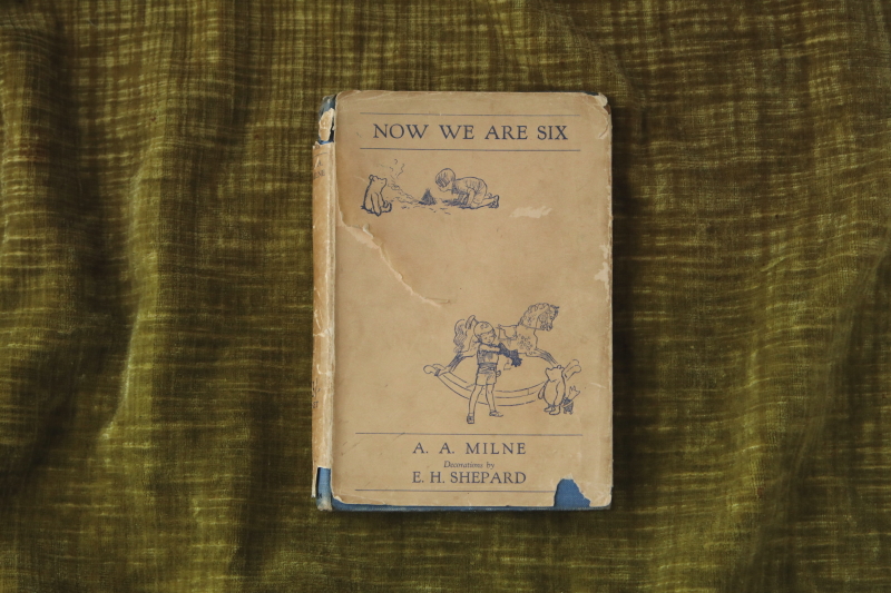 「[くまのプーさんとぼく」 A.A.ミルン when we were very young 古書　イギリス