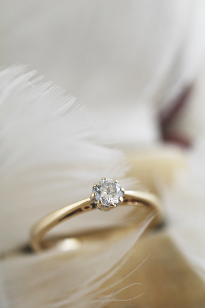 ヴィンテージダイヤモンドソリテールリング　エンゲージリング　婚約指輪　イギリス　アンティークストリュフ 20240619