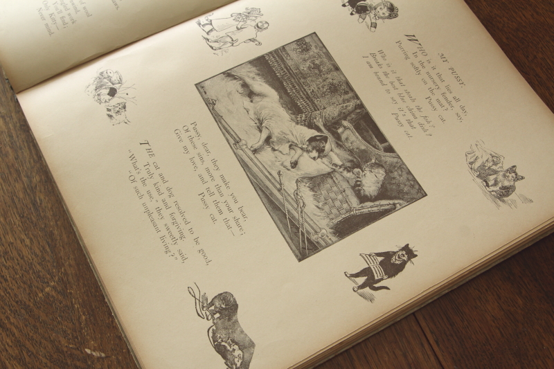 アンティークブックス　古書　児童書　絵本　little folks enquire within Ernest Nister　イギリス