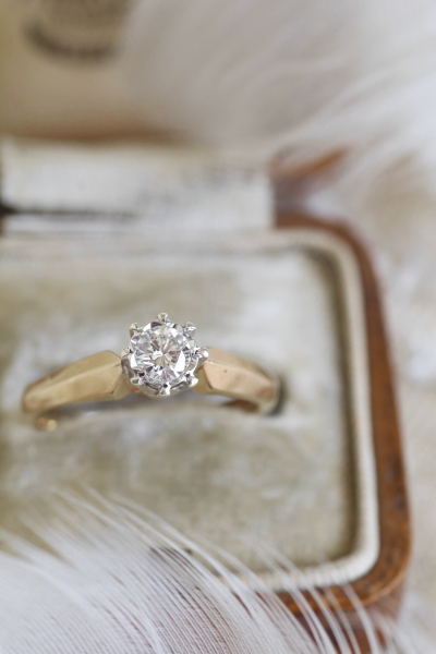 ダイヤモンドソリテールリング　エンゲージリング・マリッジリング　婚約指輪　イギリス　アンティークストリュフ 20240619
