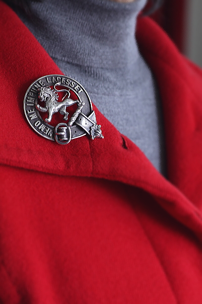 シルバースコティッシュクランバッジ　イギリス　アンティークストリュフ 20251217