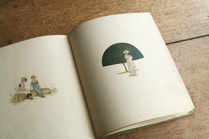 KATE GREENAWAYの童謡集　ケイト・グリーナウェイ　イギリス　古書 アンティークストリュフ