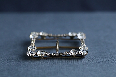 オールドペーストバックル　ヨーロッパ　アンティークストリュフ