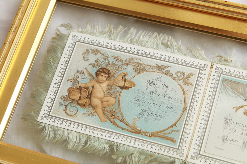 ヴィクトリアングリーティングカード　ハンギングフレーム　イギリス