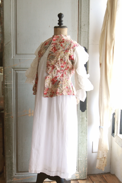 トワルドジュイのジャケット　フランス　アンティークストリュフ