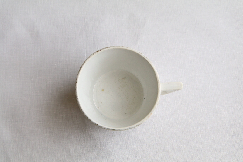 モスローズ模様のカップ St.Amand サンタマン　フランス アンティークストリュフ