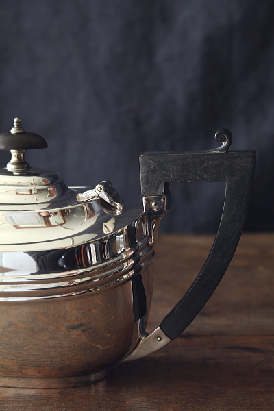 バチェラーティー3点セット　イギリス　アンティークストリュフ