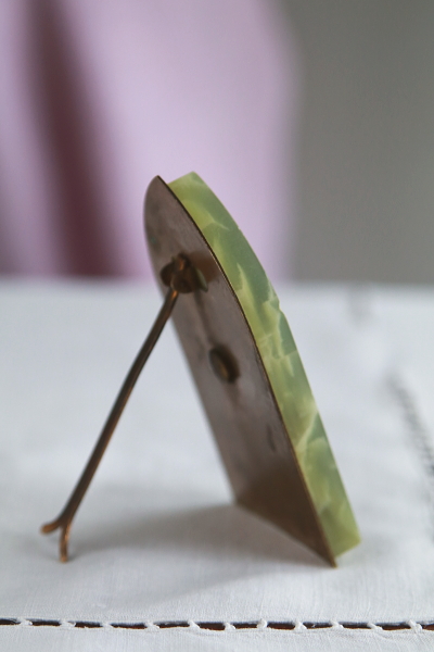 ルルドのオラトリー　グリーンマーブル　フランス　アンティークストリュフ