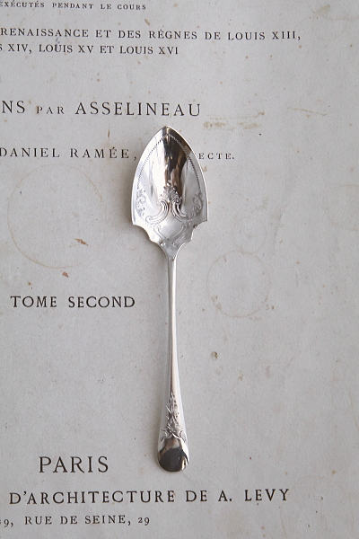 シルバースモールジャムスプーン イギリス エドワーディアン