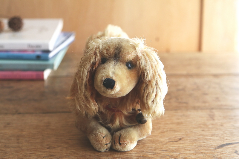 Steiffのダックスフンド　waldi ドイツ　アンティークストリュフ