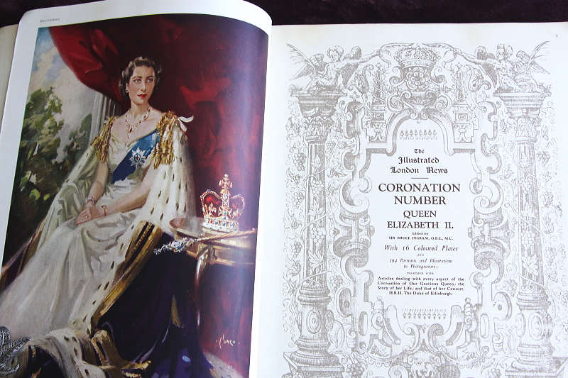 エリザベス2世　戴冠記念号　THE ILLUSTRATED LONDON NEWS　イギリス　アンティークストリュフ
