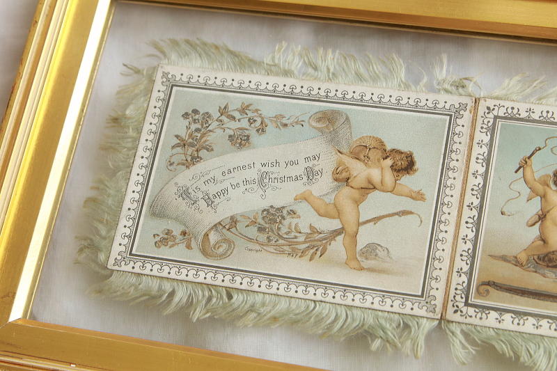 ヴィクトリアングリーティングカード　ハンギングフレーム　イギリス