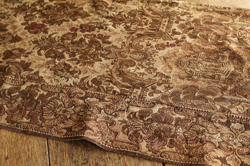 花のヴィンテージゴブラン　フランス アンティークストリュフ