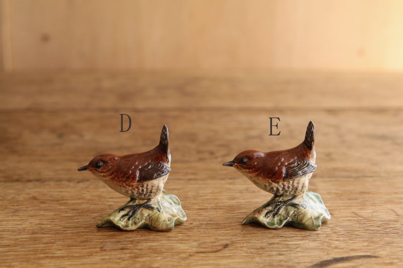 小鳥のフィギュリン　beswick pottery royal doulton  イギリス アンティークストリュフ
