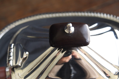 シルバープレートティー4点セット　イギリス　アンティークストリュフ