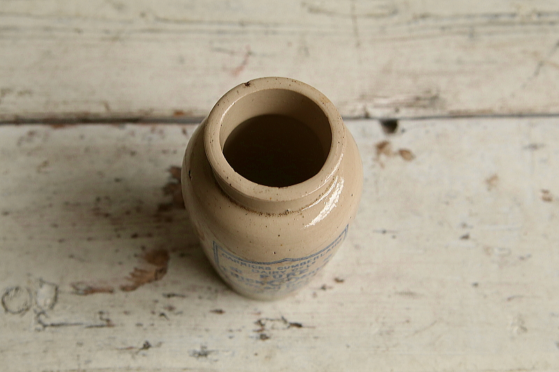 ストーンウェア　クリームボトル　アンティークストリュフ