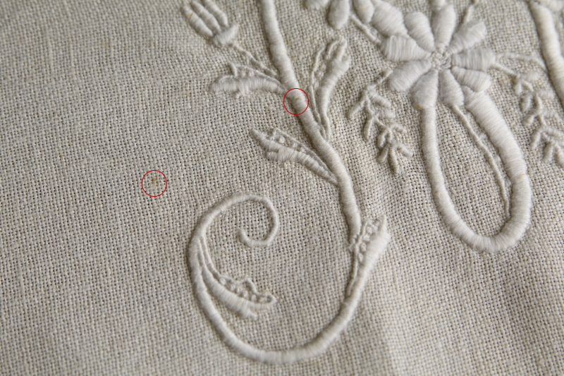 花文字刺繍のサンプラー　イギリス　アンティークストリュフ