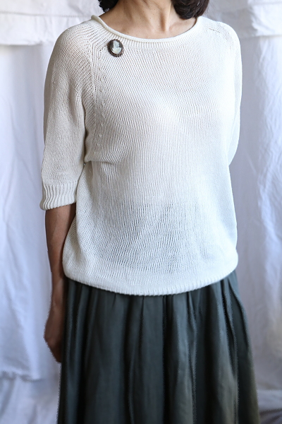 マザーオブパールカメオ　ペンダントブローチ　イタリア　アンティークストリュフ