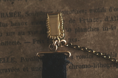 ピンクシェルカメオ　ウォッチチェーン　イギリス アンティークストリュフ