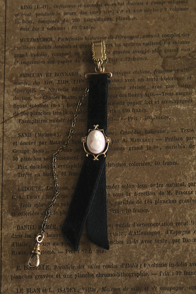 ピンクシェルカメオ　ウォッチチェーン　イギリス アンティークストリュフ