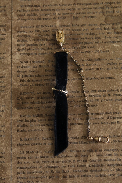 ピンクシェルカメオ　ウォッチチェーン　イギリス アンティークストリュフ