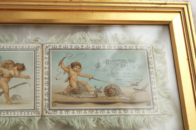 ヴィクトリアングリーティングカード　ハンギングフレーム　イギリス