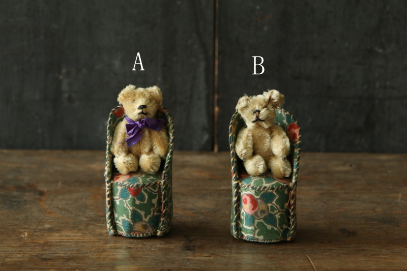 Schucoのミニチュアベア　talisman miniature bear シュコー　ドイツ　アンティークストリュフ