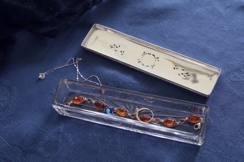 銀蓋のハットピンボックス　イギリス　アーリーヴィクトリアン　アンティークストリュフ