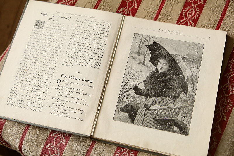 エドワーディアンの児童書　our boys and  girls　イギリス  アンティークストリュフ