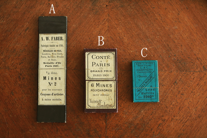 メカニカルペンシルのリフィル　フランス　アンティークストリュフ