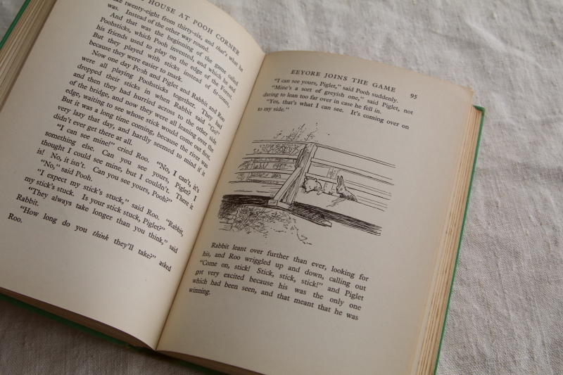 プー横丁にたった家 A.A.ミルン　くまのプーさん　THE HOUSE AT POOH CORNER　イギリス　アンティークストリュフ