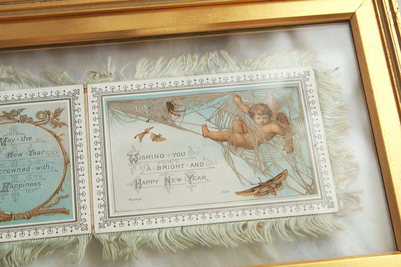 ヴィクトリアングリーティングカード　ハンギングフレーム　イギリス