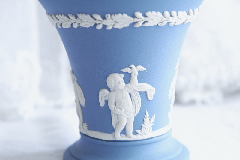 ジャスパーウェア　フラワーベース　ウエッジウッド wedgwood イギリス