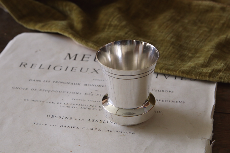 アールデコタンブラー　フランス　アンティークストリュフ