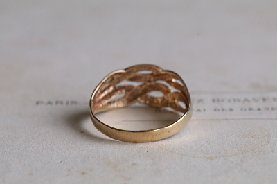  ワンポイントダイヤ　ヴィンテージリング　イギリス　アンティークストリュフ