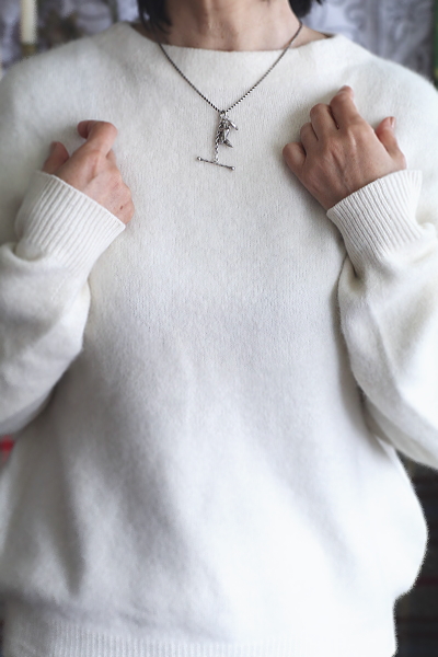 ヴィンテージシルバー　ロープネックレス　アンティークジュエリー　ヴィンテージアクセサリー　イギリス　アンティークストリュフ 20251216