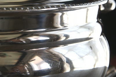 シルバープレートティー4点セット　イギリス　アンティークストリュフ