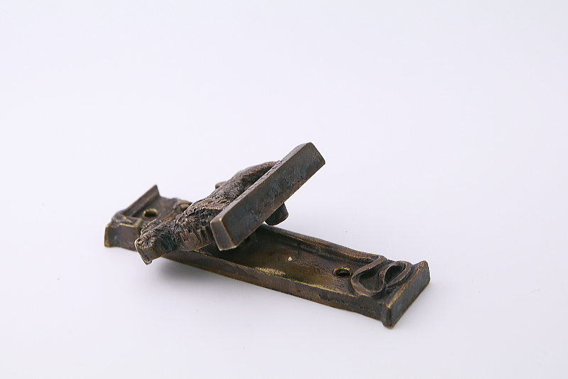 シーリハムテリアのドアノッカー　イギリス　アンティークストリュフ