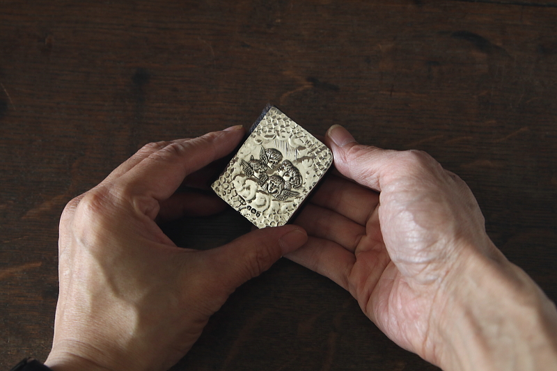 エンジェルズヘッズの銀装丁　コモンプレイヤー　イギリス アンティークストリュフ