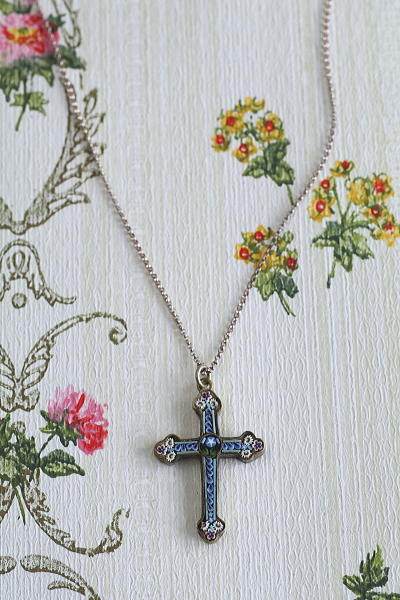 マイクロモザイク　クロスペンダント　ヴィンテージジュエリー　アクセサリー　イタリア　アンティークストリュフ 20251218