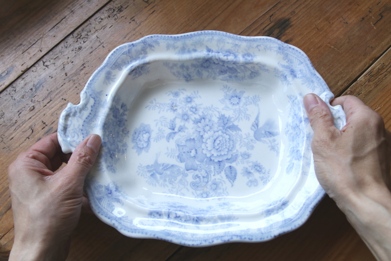 アジアティックフェザンツ　ベジタブルディッシュ　ヴィクトリアン　イギリス　アンティークストリュフ 20250702