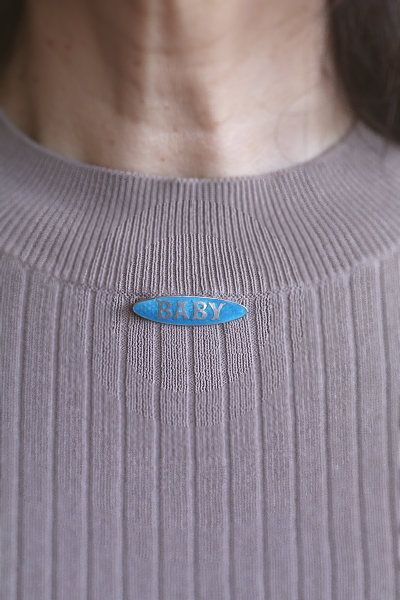 MOTHERとBABYのブローチ　イギリス　アンティークストリュフ