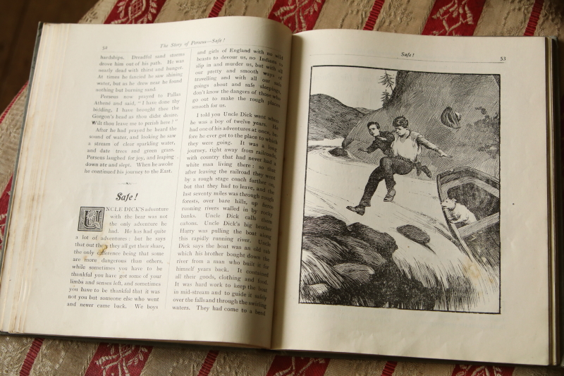 エドワーディアンの児童書　our boys and  girls　イギリス  アンティークストリュフ