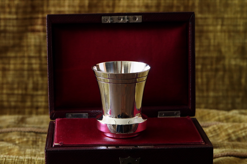 アールデコタンブラー　フランス　アンティークストリュフ