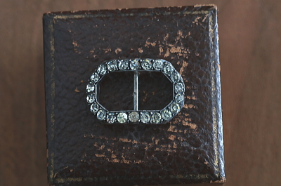 ジョージアンシルバーペースとシューバックル　イギリス　オーストリアハンガリー帝国　アンティークストリュフ